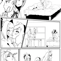 Hentai commission comic: Vivian James x Kizuna Ai x TayTweets x Lilian
