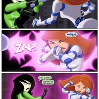 Porn comic Kim Latex Straightjacket Adventure. Sex comic girls began to