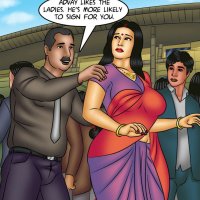 Porn comic Savita Bhabhi. Going Bollywood. Chapter 129. Kirtu. Sex comic beauty with her