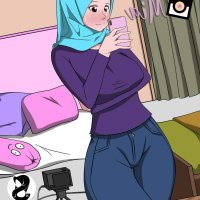 nude girl hijab anime