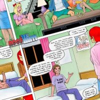Family xxx cartoon comic book