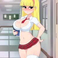 Kick Buttowski The Valkyrie Cosplay And Blonde College Uniform