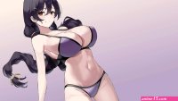 Download Anime Girls Boobs Bikini Wallpaper