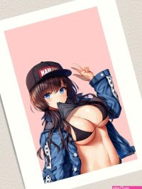 Sexy Anime Girl Art Print for Sale by Wannabe Art