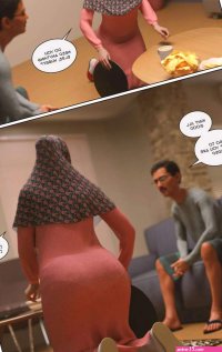 Porn comic 10 AM. Chapter 2. LoseKorntrol Hijab 3DX. Sex comic busty brunette milf