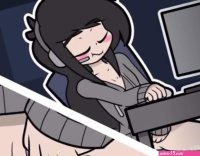 Discord Black Hair Animated