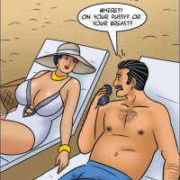 Porn comic Velamma. Chapter 122. Velamma Gets A Tattoo. Velamma. Sex comic brunette MILF went
