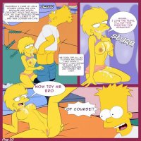 Porn comic Old Habits. Part 1. The Simpsons. Sex comic stayed with his