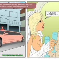 Free Comix My Wedding Night Gangbang HotWifeComics
