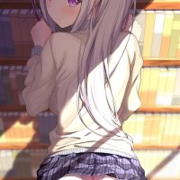 HD wallpaper: anime girls long hair ass