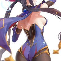 Anime girls Genshin Impact Mona Genshin Impact ass Hotate-chan pantyhose HD phone wallpaper