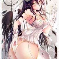 Albedo Big Butt Lewd Anime Girl Sticker for Sale by VicNormandin