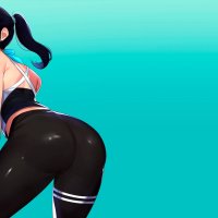 Download Fit Anime Girl Ass Modelling Wallpaper
