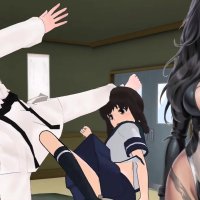 anime fighter girls BALLBUSTING COMPILATION kick in the balls nut punch