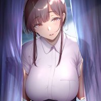 nurses Gentsuki brunette big boobs red eyes anime anime girls digital art artwork 2D portrait display nurse outfit