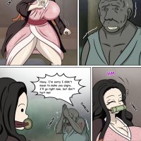 The night of the demon and nezuko comic porn