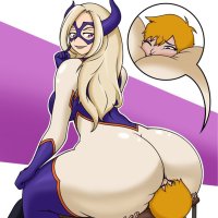 mount lady boku no hero academia highres 1girl ass huge ass sitting sitting on face sitting on person