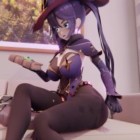 Mona genshin Impact Ass On Face Tagme