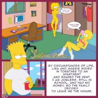 Porn comic Old Habits. Part 1. The Simpsons. Sex comic stayed with his