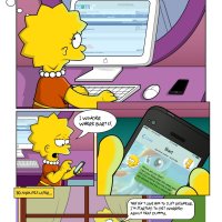 Lisa Simpson tries to rescue Bart