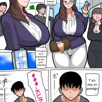Comic porno KAASAN WA Onna Shachou. 18master. cmico de sexo MILF morena tetona