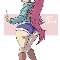 pink hair big booty anime girl by Phoenixmaster18 on DeviantArt