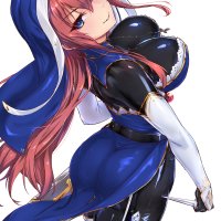original characters solo ass big boobs redhead nuns tori puru0083 anime anime girls artwork digital art fan art tight clothing white background nun outfit