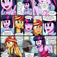My Little Pony xxx estudiando para el examen