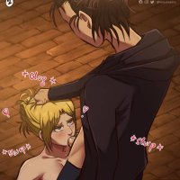 Mikasa X Eren X Annie porn comic