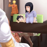 Porn comic Hinata. Boruto Erotic comic hot busty beauty