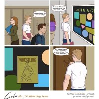 Gay Comics on X: Wrestling Team