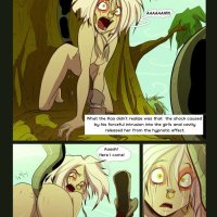 Porn comic Of The Snake And The Girl. Part 1. Sex comic young huntress fell