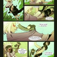Porn comic Of The Snake And The Girl. Part 1. Sex comic young huntress fell