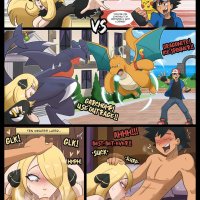 Porn comic Between Champions. Chapter 1. Pokemon. Hermit Moth. Sex comic hot blonde was