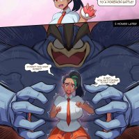 Porn comic NEMONA. Fake Face Sex comic Pokemon guy grabbed