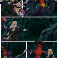 Pokemon Hentai Comic: Cynthia and Garchomp