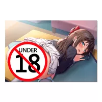 Sexy Girl No Underpants Anime Uncensored Wall Art Canvas Painting Boys Room Home Decoration Posters and Prints Pictures
