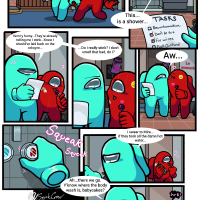 Among Us: The Series Part 2 among us porn comic by SquishCrew. Monster girl porn comics.
