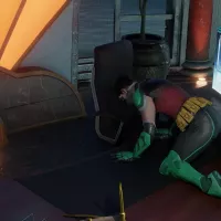Batgirl reverse headscissors