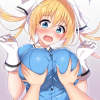 Wallpaper : Hinata Kaho gadis anime payudara besar berambut pirang sarung tangan mata biru Blend S 1300x1600