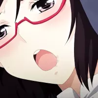 Gadis anime lucu belajar cara mengisap kontol