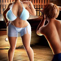 Porn comic She Made Me Help With Her. CHARLIECFNM Sex comic brunette MILF put