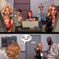 Porn comic Art Class. Part 1. Sex comic girls are members
