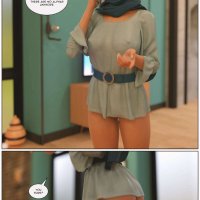 Porn comic Alpha. Chapter 2. LoseKorntrol Hijab 3DX. Sex comic busty brunette beauty