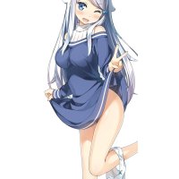 Kantoku bottomless lifting dress standing anime girls Imouto sae Ireba Ii. dress panties down Kani Nayuta