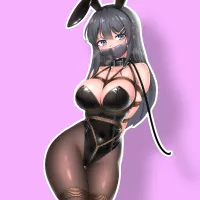 Bunny Girl Sexy Girl Hot Anime Girls Anime Stickers Vinyl Decals Manga Sticker
