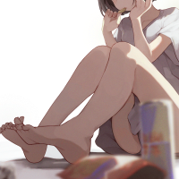 anime feet eating foot fetishism chips HD Phone Wallpaper