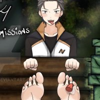 Anime Boy Feet on X: There needs to be more foot art of Subaru. Hes been through too much and deserves to air out those smelly feet of his relax flex those