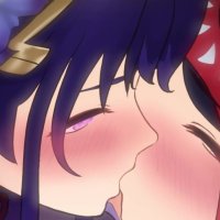lesbians kissing while giving boobjob