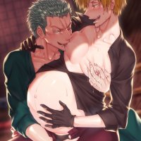 Zoro x Mpreg Sanji commission by chantilin on DeviantArt